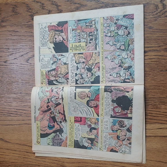 Vintage 50s Classics Illustrated No. 130 Caesar's Conquests Julius Caesar Comic - Picture 6 of 16